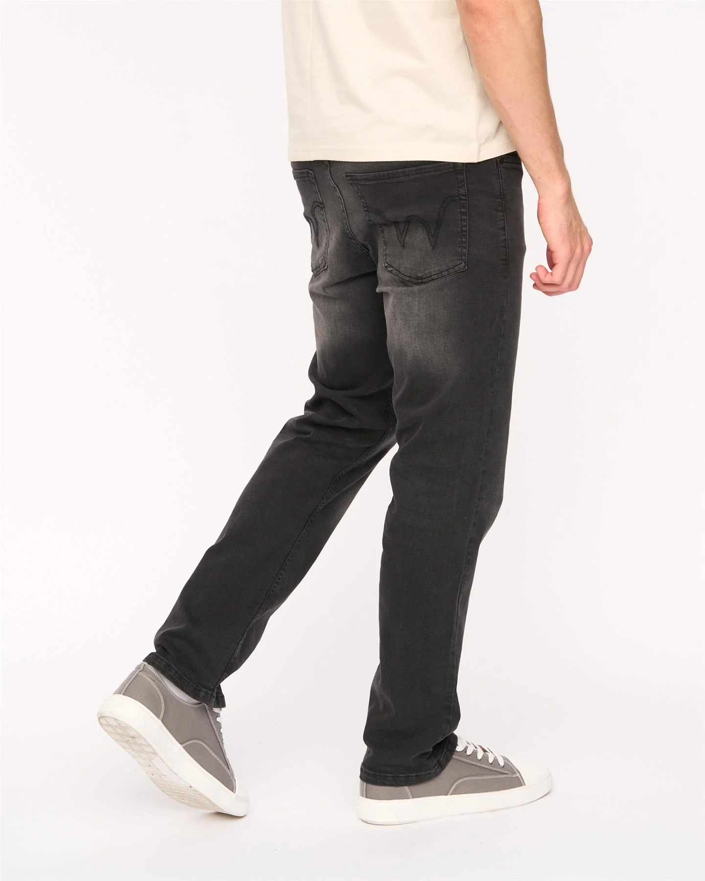 Crestline Straight Leg Jeans Black - Image 4