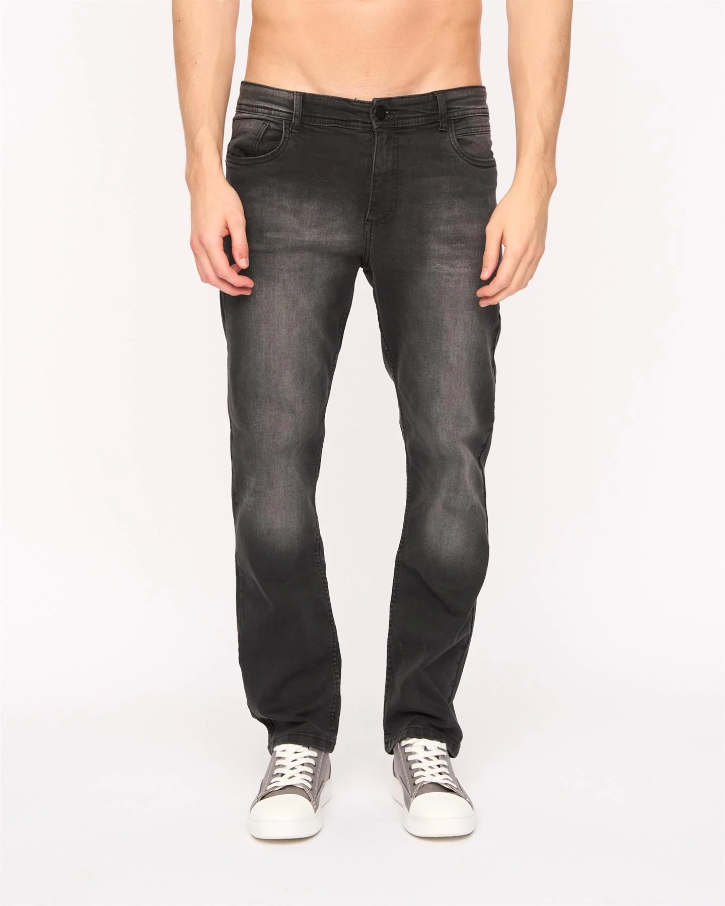 Crestline Straight Leg Jeans Black - Image 5
