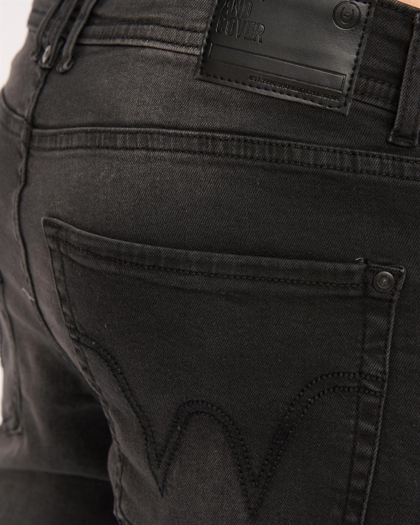 Crestline Straight Leg Jeans Black - Image 6