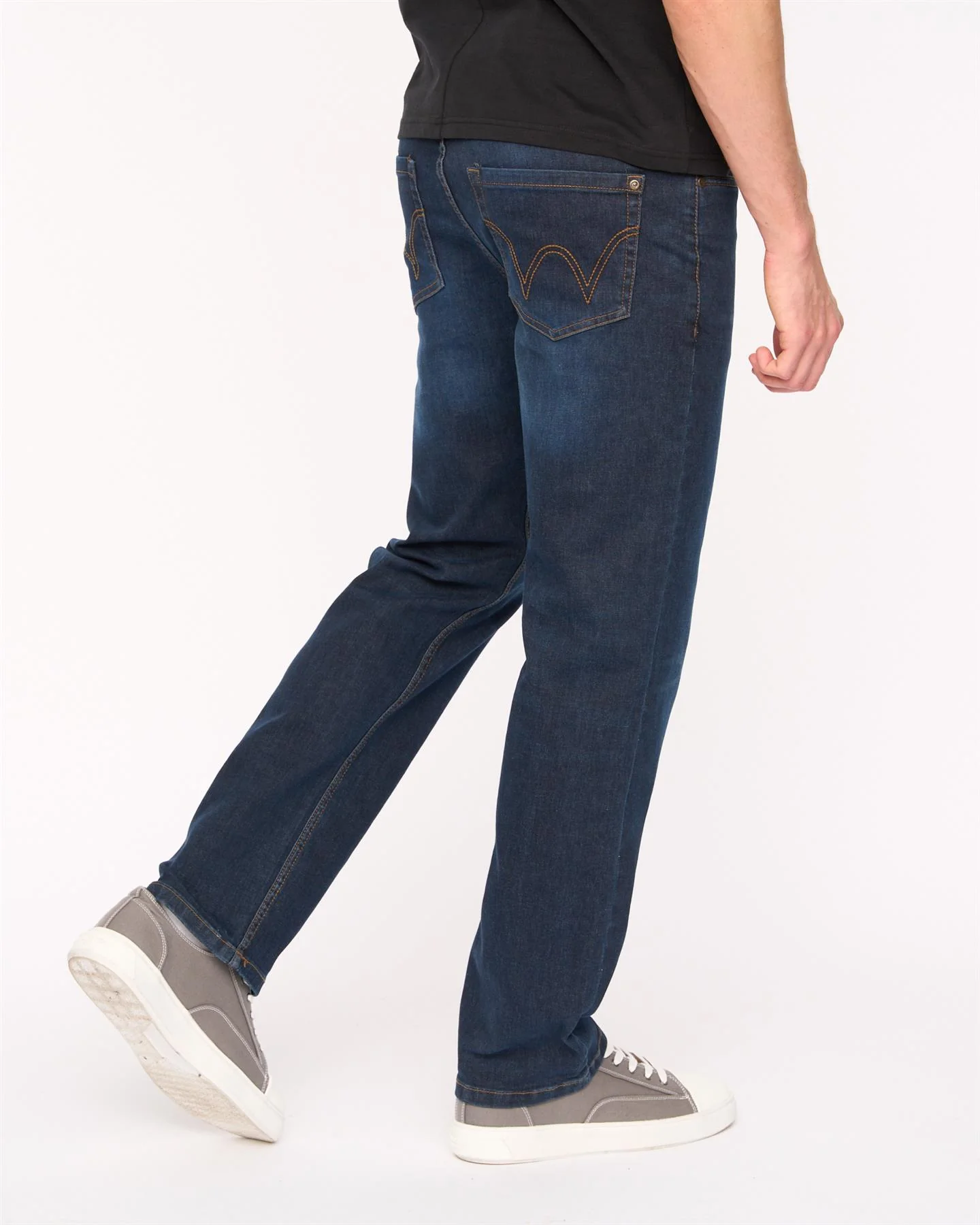 Crestline Straight Leg Jeans Dark Wash - Image 4