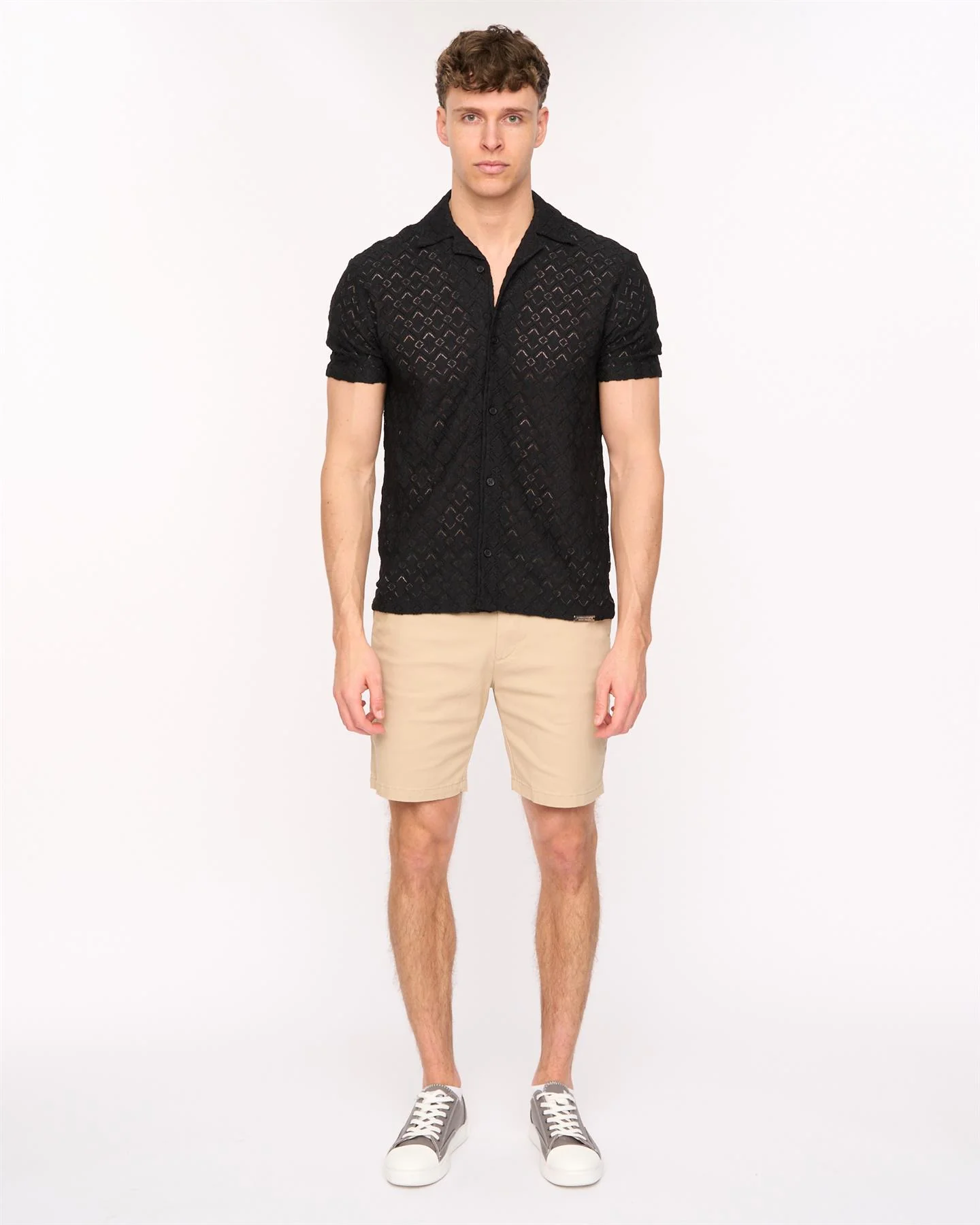 Foxborough Knit Shirt Black - Image 3