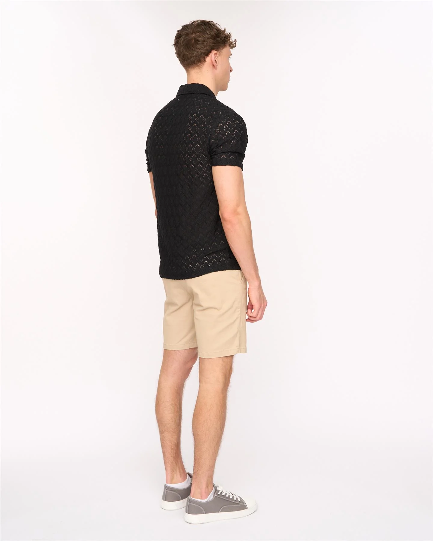 Foxborough Knit Shirt Black - Image 4