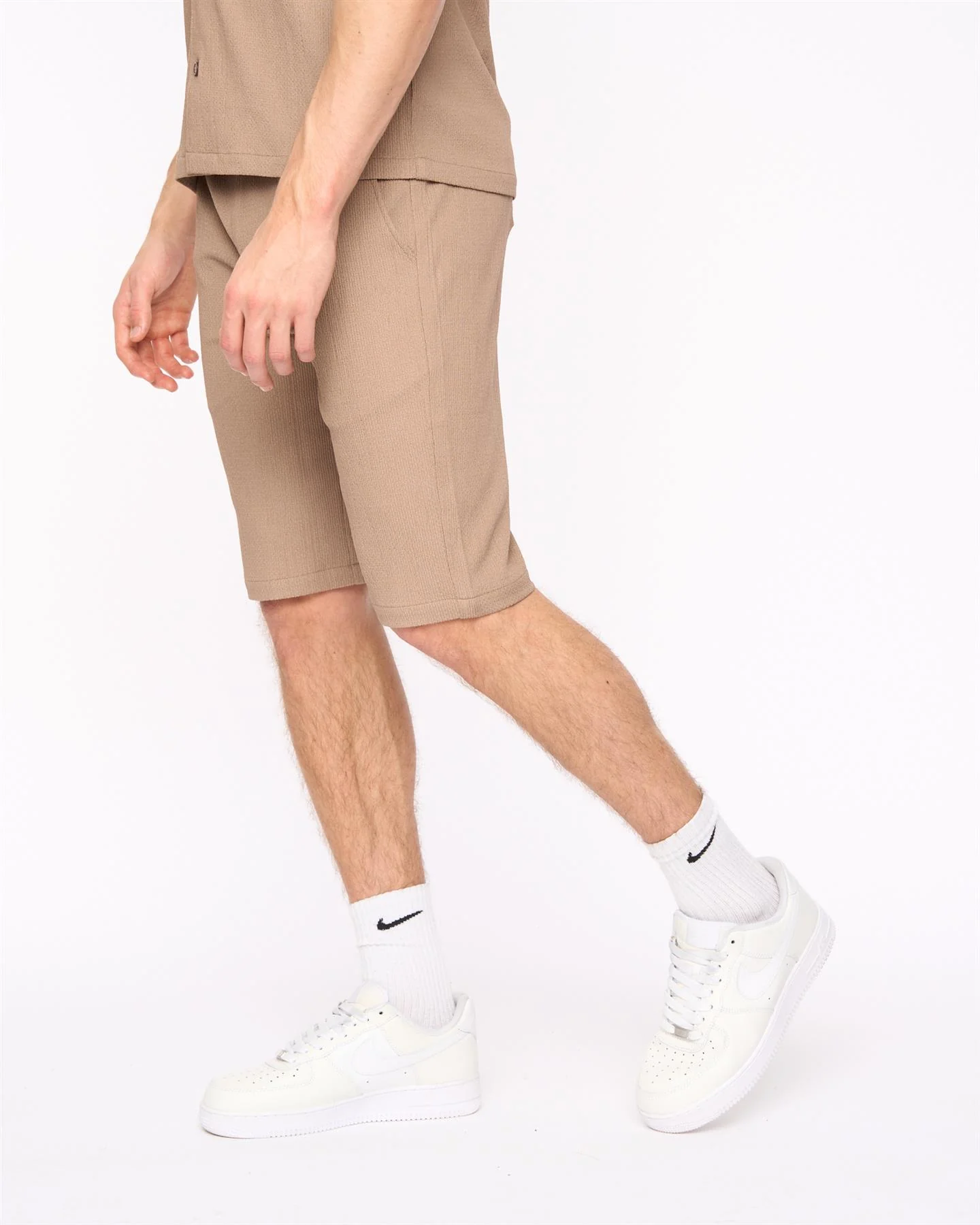 Hingham Shirt & Shorts Set Taupe - Image 10