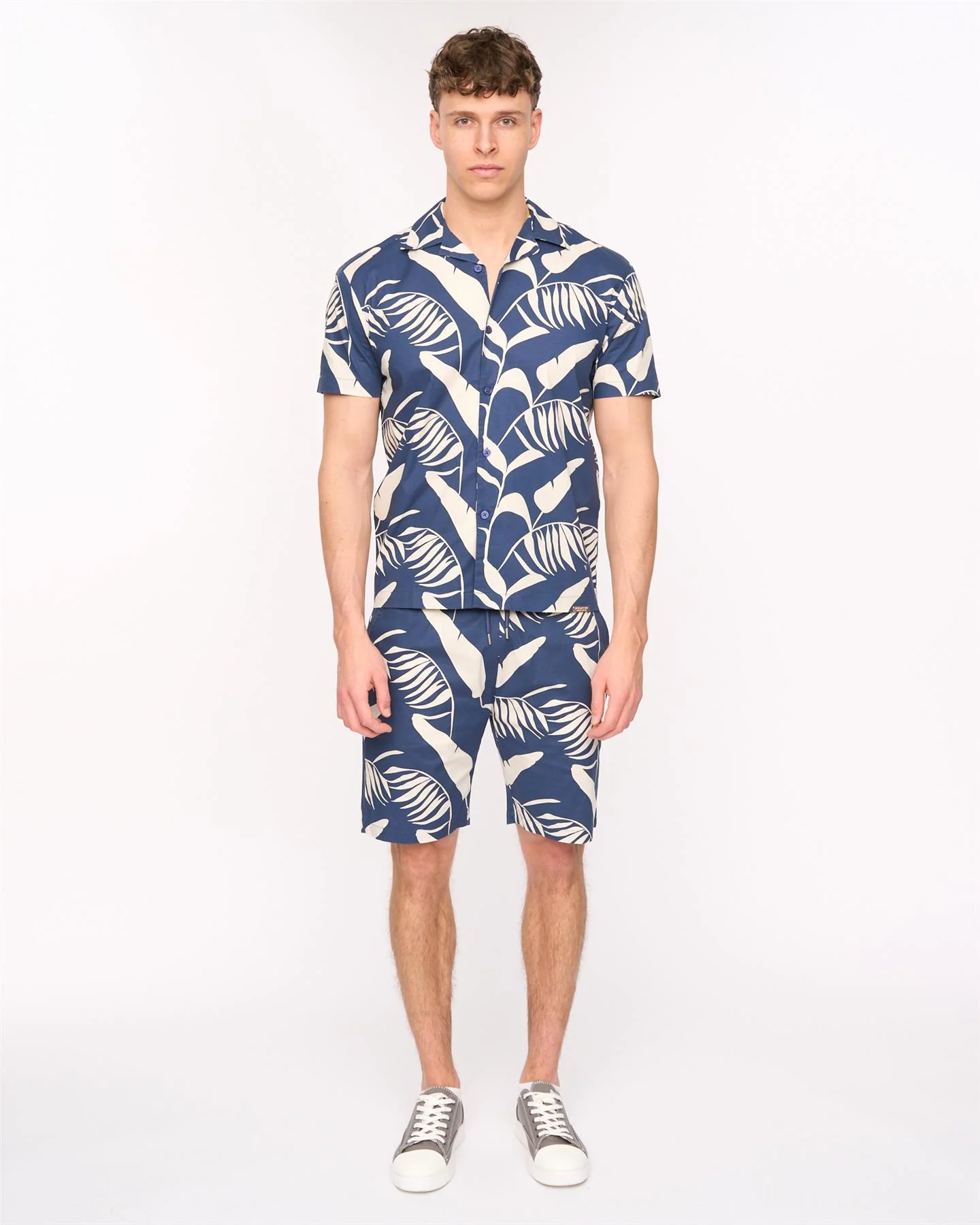 Hopkinton Shirt & Shorts Set Navy